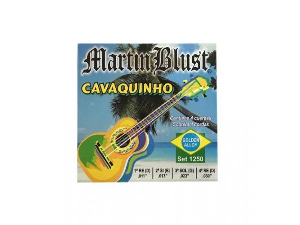 Encordado para Cavaquinho 1250 golden alloy 4 cuerdas