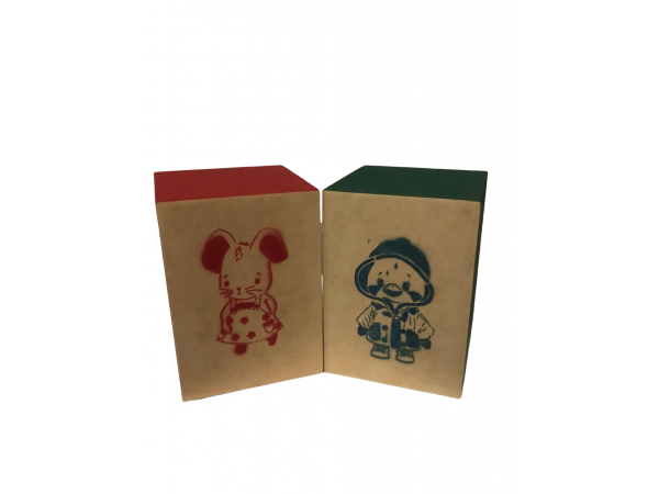 Cajon peruano infantil 30 x 22 x 22cm. 