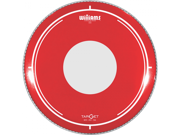 Parche 12" c/doble Hidraulico ROJO TARGET DOT                                                    